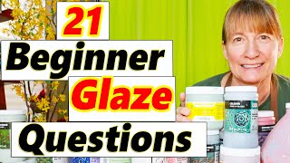 21 Beginner Glaze Questions  Pottery for Beginners [upl. by Douty467]