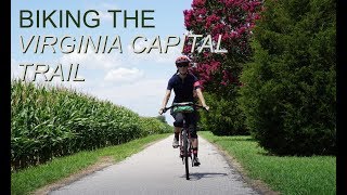 Biking the Virginia Capital Trail Day 1 Richmond to Charles City [upl. by Coreen]