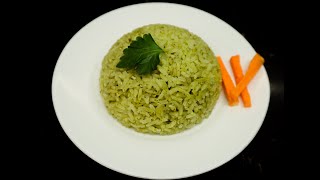 ARROZ VERDE Al perejil receta fácil y deliciosa [upl. by Ailuj]