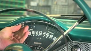 How to Remove the Instrument Cluster from a 19551956 Chevy  Danchuk USA [upl. by Sira792]