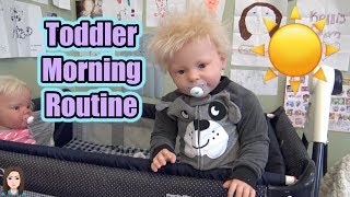 Reborn Toddler Twins Morning Routine  Kelli Maple [upl. by Budd]