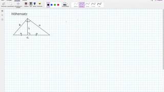 Höhensatz  Beweis [upl. by Charbonnier]