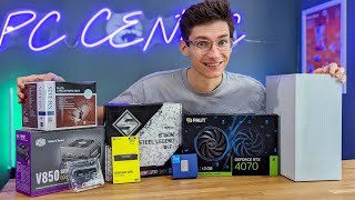 The SMALLEST Gaming PC Build 2023  LIVE 😎 Meshroom S i5 13600K RTX 4070 [upl. by Wehner]