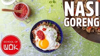 Delicious Indonesian Fried Rice  Nasi Goreng Recipe [upl. by Merl]