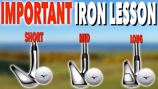 REALLY IMPORTANT IRON LESSONDONT OVERLOOK Simple Golf Tips [upl. by Odareg]