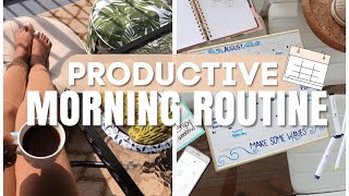 Productive Morning Routine  How To Be Productive amp Organized [upl. by Anad320]