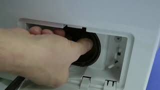 LG Washer  How to clean the drain filter [upl. by Meibers148]