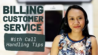 MOCK CALL PRACTICE Billing Customer Service  Telco Account With Call Handling Tips [upl. by Vijar712]