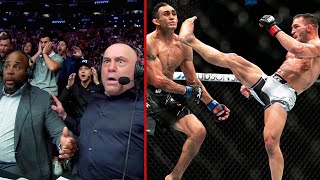 UFC 274 Commentator Booth Reactions [upl. by Ky]