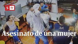 Video muestra el enfrentamiento previo al asesinato de una mujer en Floridablanca  Videos Semana [upl. by Lytton]