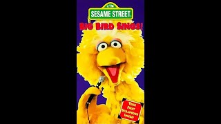 Sesame Street  Big Bird Sings 1995 VHS [upl. by Mackey]