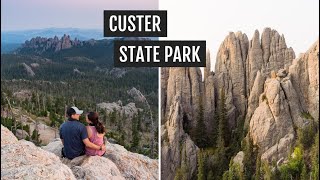 Hiking at Custer State Park Cathedral Spires Needles Highway Sunday Gulch amp Black Elk Peak [upl. by Airetnohs]