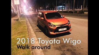 2018 Toyota Wigo G AT Walk around  Test Drive [upl. by Mihar]