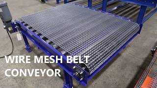 Wire Mesh Belt Conveyor [upl. by Mandeville]