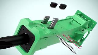 Introducing the Montabert V6000 Hydraulic Breaker [upl. by Ynehpets]