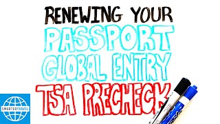 How to Renew Your US Passport Global Entry and TSA PreCheck  SmarterTravel [upl. by Bab60]