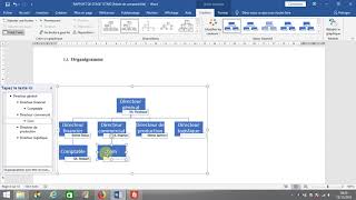 Créer un organigramme sur Word [upl. by Leinod166]