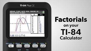 TI84 Plus How to Calculate Factorials [upl. by Imik688]