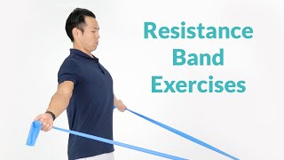 Resistance Band Exercises for Upper Back [upl. by Ela]