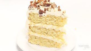 Vanilla GlutenFree Keto Birthday Cake Recipe  Sugar Free [upl. by Marco120]