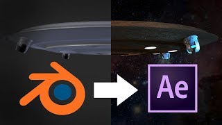 Blender to After Effects Compositing Tutorial [upl. by Nylaroc]