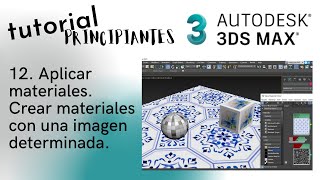 Curso 3DS MAX Aplicar y crear materiales [upl. by Hoseia]