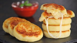 Potato Cheese Pancakes  How Tasty Channel [upl. by Lime]