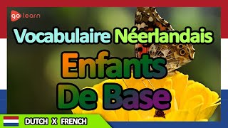 Apprendre le Néerlandais  Vocabulaire Néerlandais enfants de base  Golearn [upl. by Aneala]