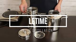 LETIME LT3000 Features Stainless Steel Essential Oil Hydrosol Water Distiller Easy to Use Clean [upl. by Alleon]