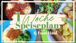 Wocheneinkauf amp Speiseplan für eine Woche Teil 2  Meal Planning deutsch [upl. by Alleroif]