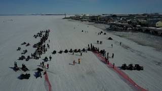 2017 Kotzebue Last Chance race second run [upl. by Ellynad]