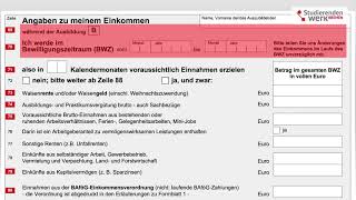 So füllst du deinen BAföGAntrag aus 201819 [upl. by Daas984]