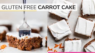 GLUTEN FREE CARROT CAKE  moist  fluffy [upl. by Herrera]