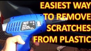 How to remove SCRATCHES from plastic PERMANANTLY [upl. by Tteirrah]