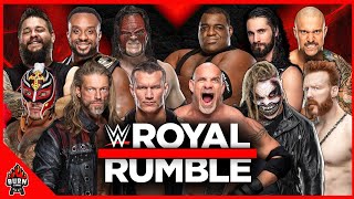 WWE MENS ROYAL RUMBLE MATCH 2021 [upl. by Eitac469]