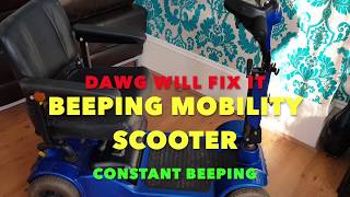 Mobility Scooter Beeping Noise [upl. by Nnaesor]