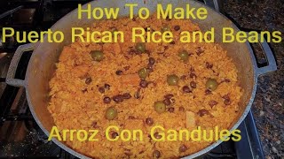 How To Make Puerto Rican Rice Arroz Con Gandules [upl. by Nilorac999]