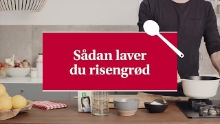 Sådan laver du risengrød  Karolines Køkkenskole [upl. by Ellivro]