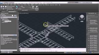 AutoCad Plant 3D Cable Tray System [upl. by Renita]