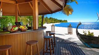 Tropical Beach Bar Ambience Happy and Relaxing Reggae Music Carnival Vibes🌴⛱️🥁🎶 [upl. by Stefa]