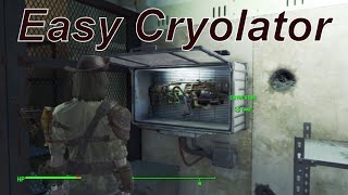 Fallout 4  Dogmeat the Master of Unlocking Easy Cryolator [upl. by Keare230]