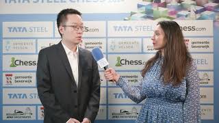 Wei Yi beats Ju Wenjun  Round 12 [upl. by Otis]