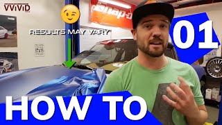 FIRST TIMERS GUIDE TO VINYL WRAPPING A CAR  Tips amp Tricks PART 1 [upl. by Othe]