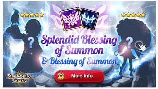 Summoners war Splendid Blessing of Summons amp Summons of Blessing [upl. by Cybill213]