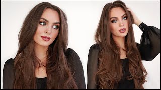 10 minute BLOWOUT with straightener  90s hair tutorial [upl. by Gnilsia]