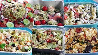 6 Salades de pâtes faciles et rapides [upl. by Laehcimaj]