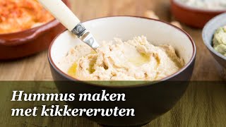 Hummus maken met gedroogde kikkererwten [upl. by Anavi]