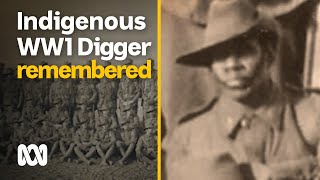 WW1 Indigenous soldier remembered on Remembrance Day  ABC Australia [upl. by Nnylarat]