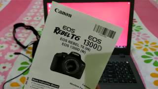 How to connect Canon EOS 1300D to Laptop [upl. by Chitkara]