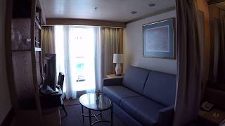 Holland America Zaandam Cabin 7036 Vista Suite Video Tour [upl. by Ahtis781]